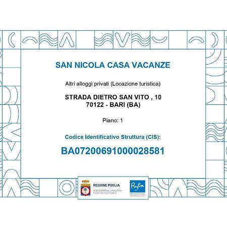 San Nicola Casa Vacanze Bari Buitenkant foto